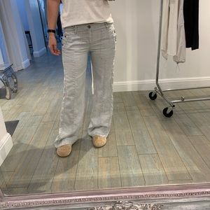 Joie linen pant, size 6, EUC.